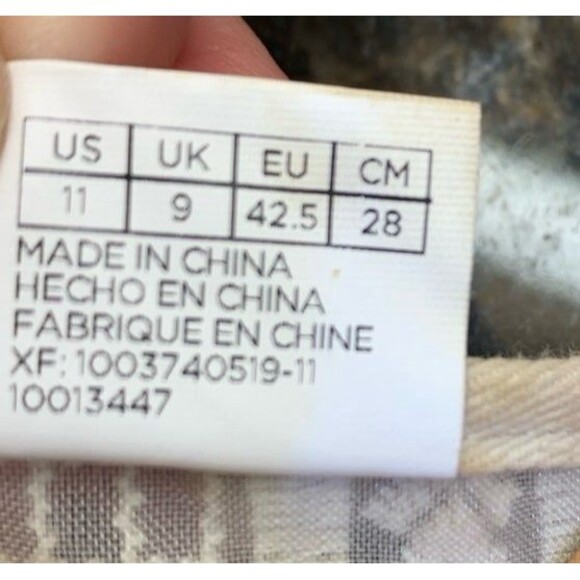 TOMS VIV Natural Arrow Mesh Lace Slide Sandals Size W 11 EUC - Picture 4 of 6